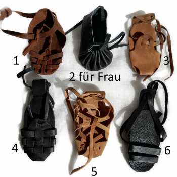 Sandalen für die 50er-Figuren